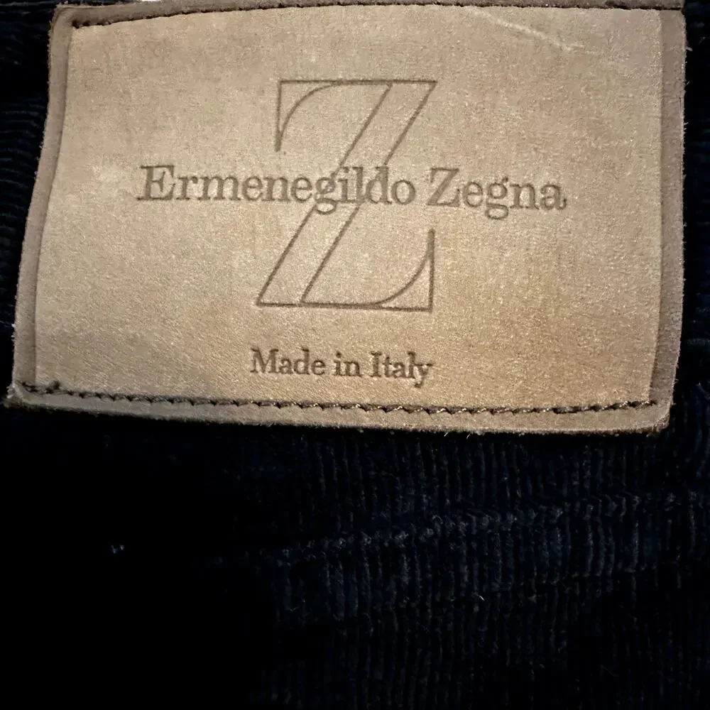 Ermenegildo Zegna Straight 5 Pocket Jean 100% Cotton Made In Italy Black 40